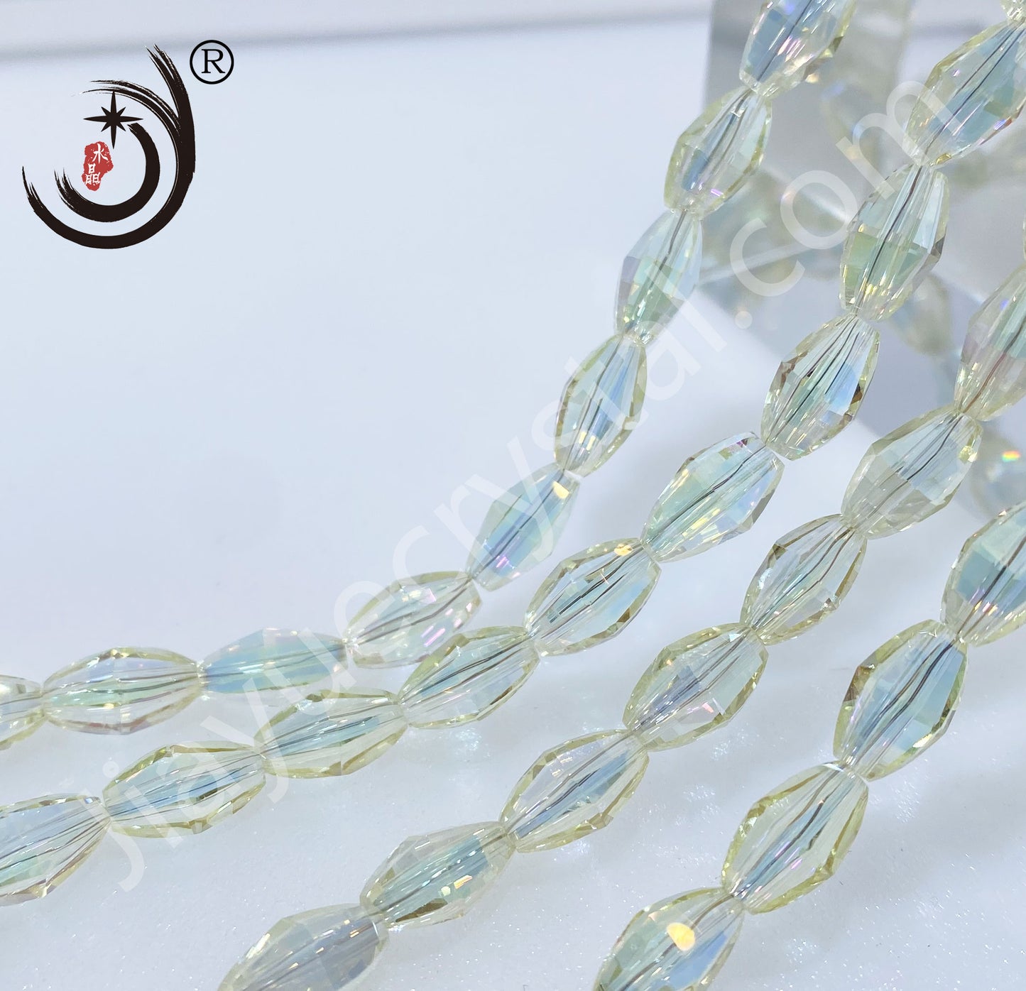 6MM Drum beads Glass Crystal Beads Wholesale For DIY Jewelry （10106）