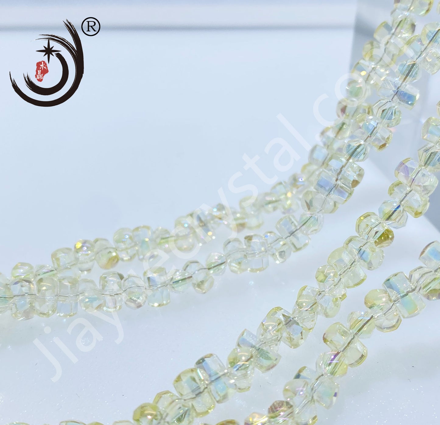 6MM Bone Beads Glass Crystal Beads Wholesale For DIY Jewelry (10019)