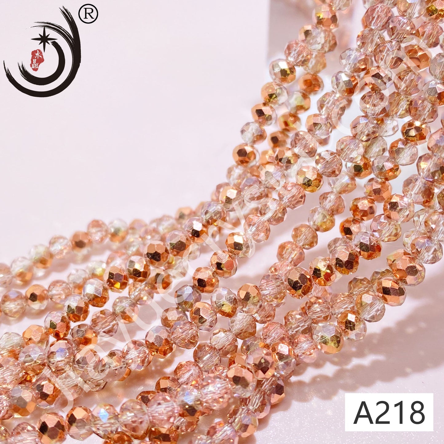 4MM Rondelle Beads Glass Crystal  Beads Wholesale For DIY Jewelry (10004)