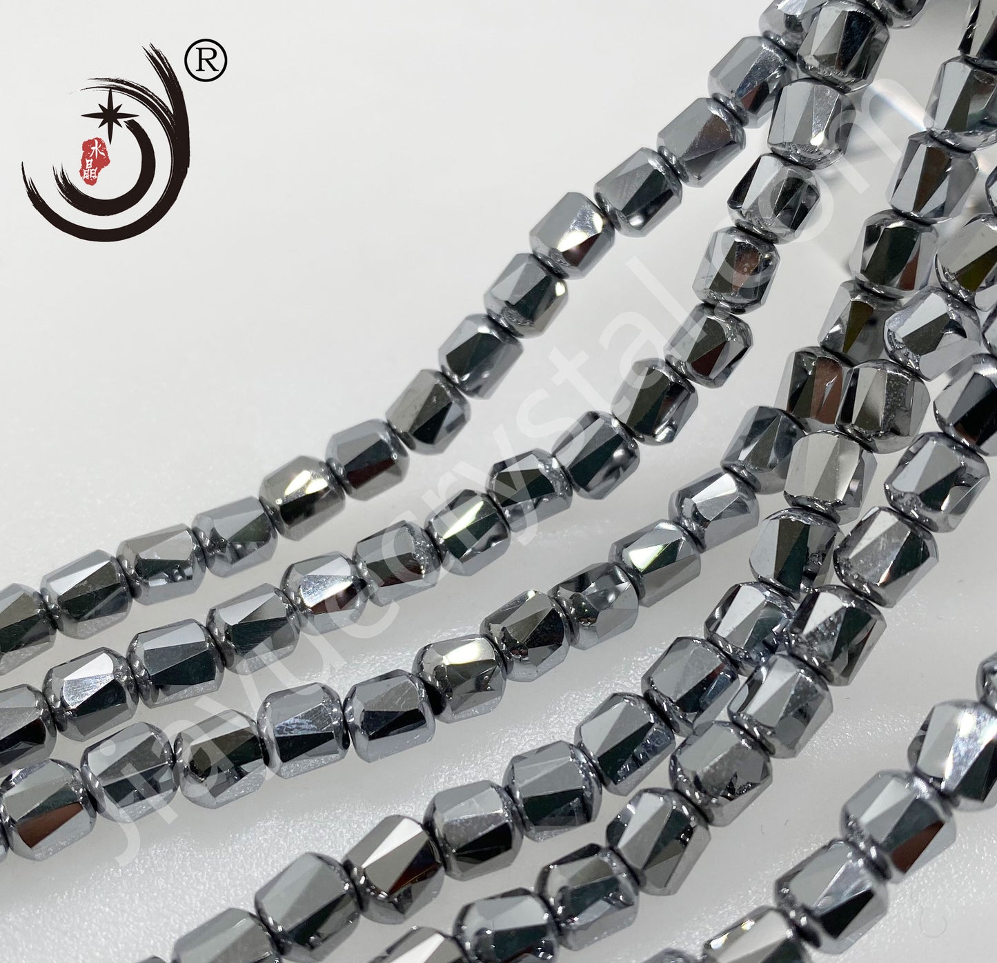 6MM Cylinder Glass Crystal Beads Whole Sale For DIY Jewelry (10137)