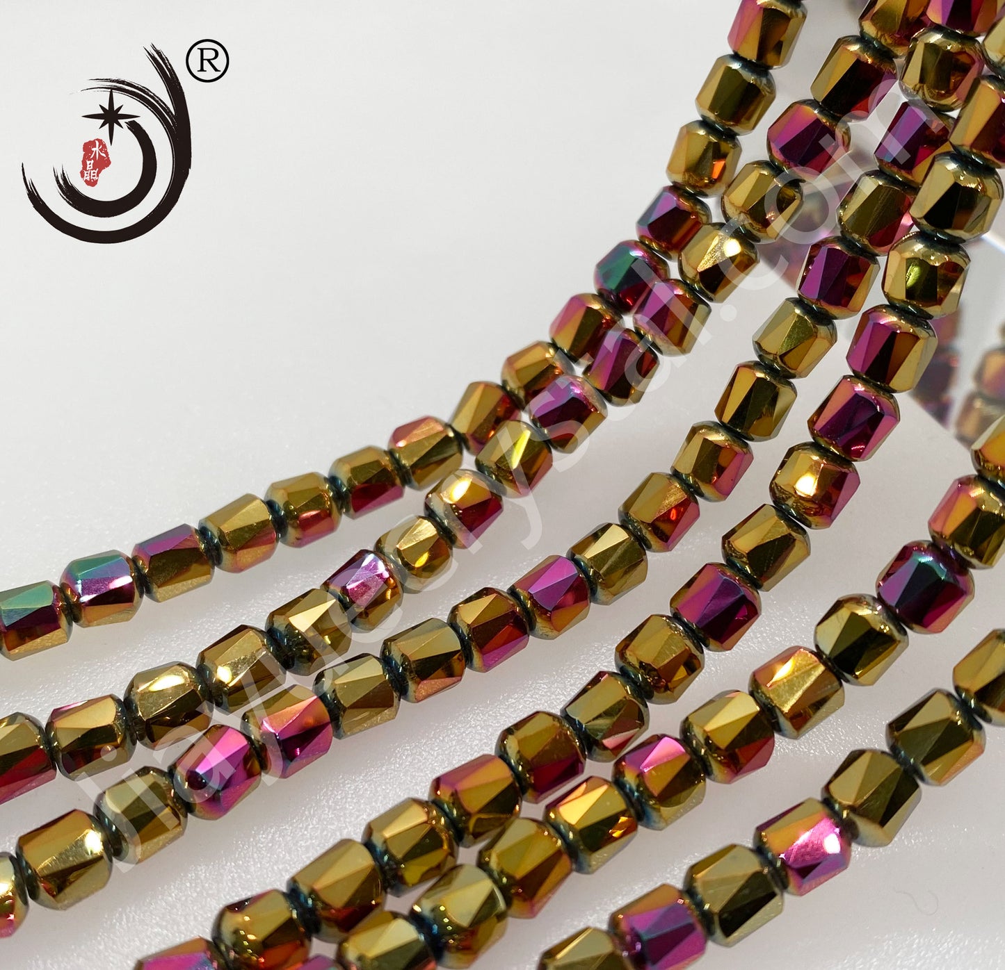 6MM Cylinder Glass Crystal Beads Whole Sale For DIY Jewelry (10137)