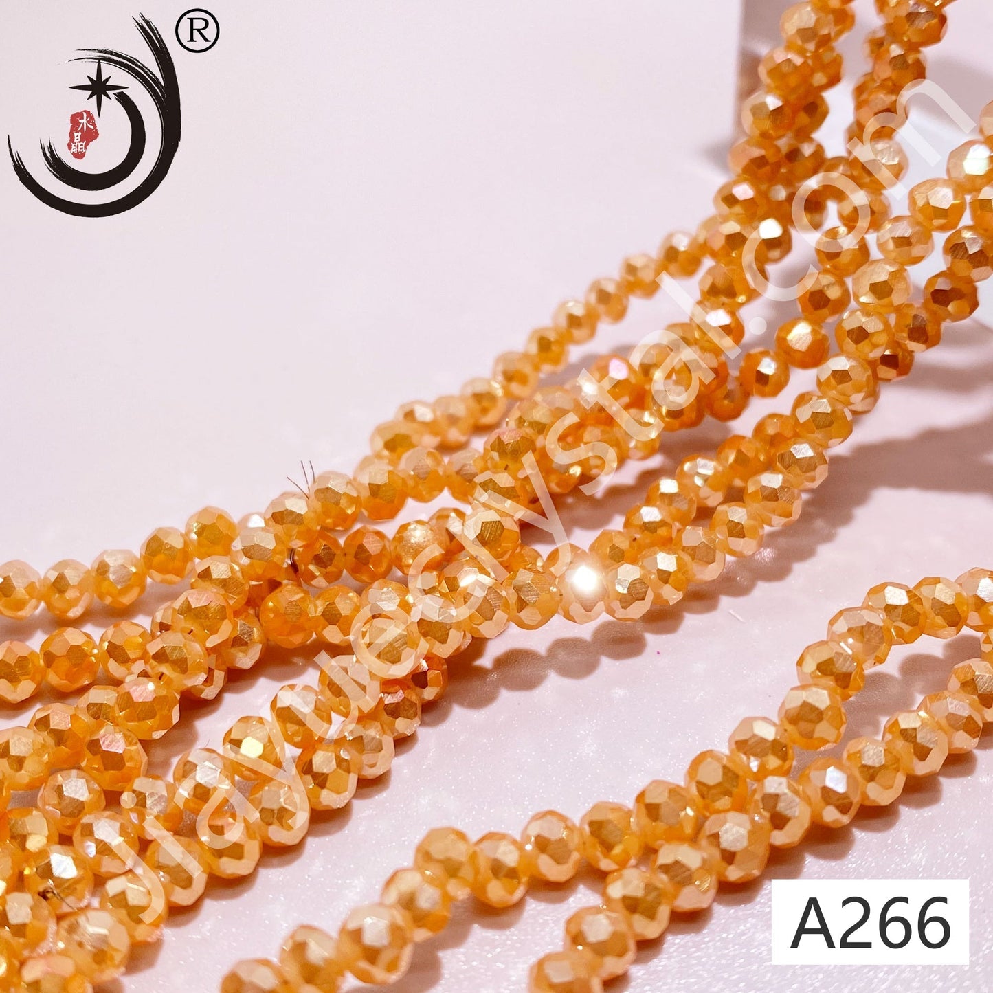 4MM Rondelle Beads Glass Crystal  Beads Wholesale For DIY Jewelry (10004)