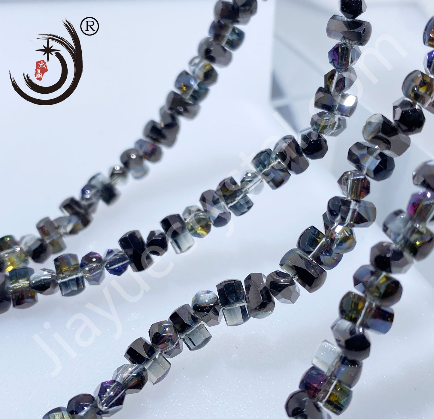 6MM Bone Beads Glass Crystal Beads Wholesale For DIY Jewelry (10019)