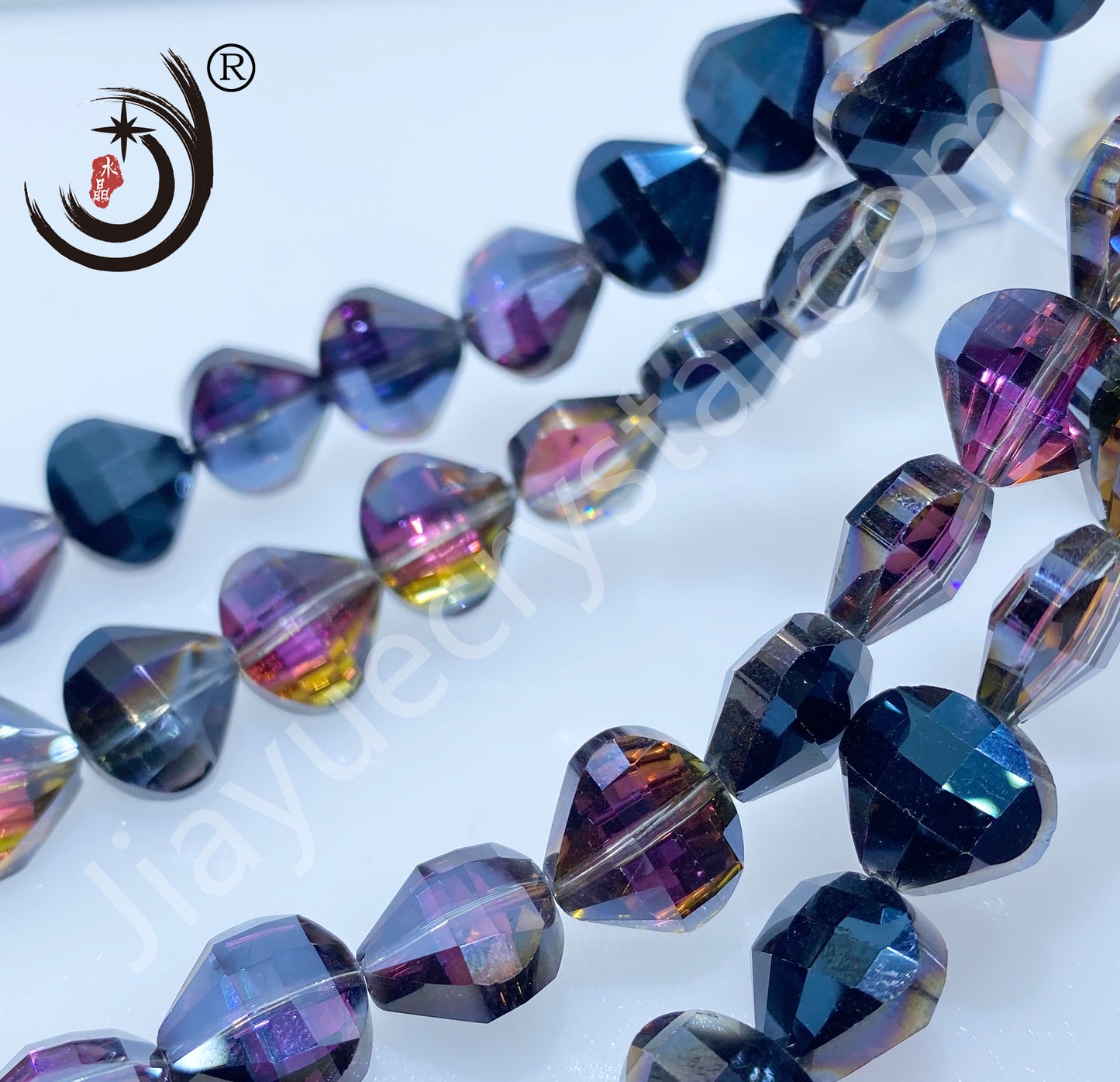 12MM Flower Basket Shape Glass Crystal Beads Wholesale For DIY Jewelry （50080）