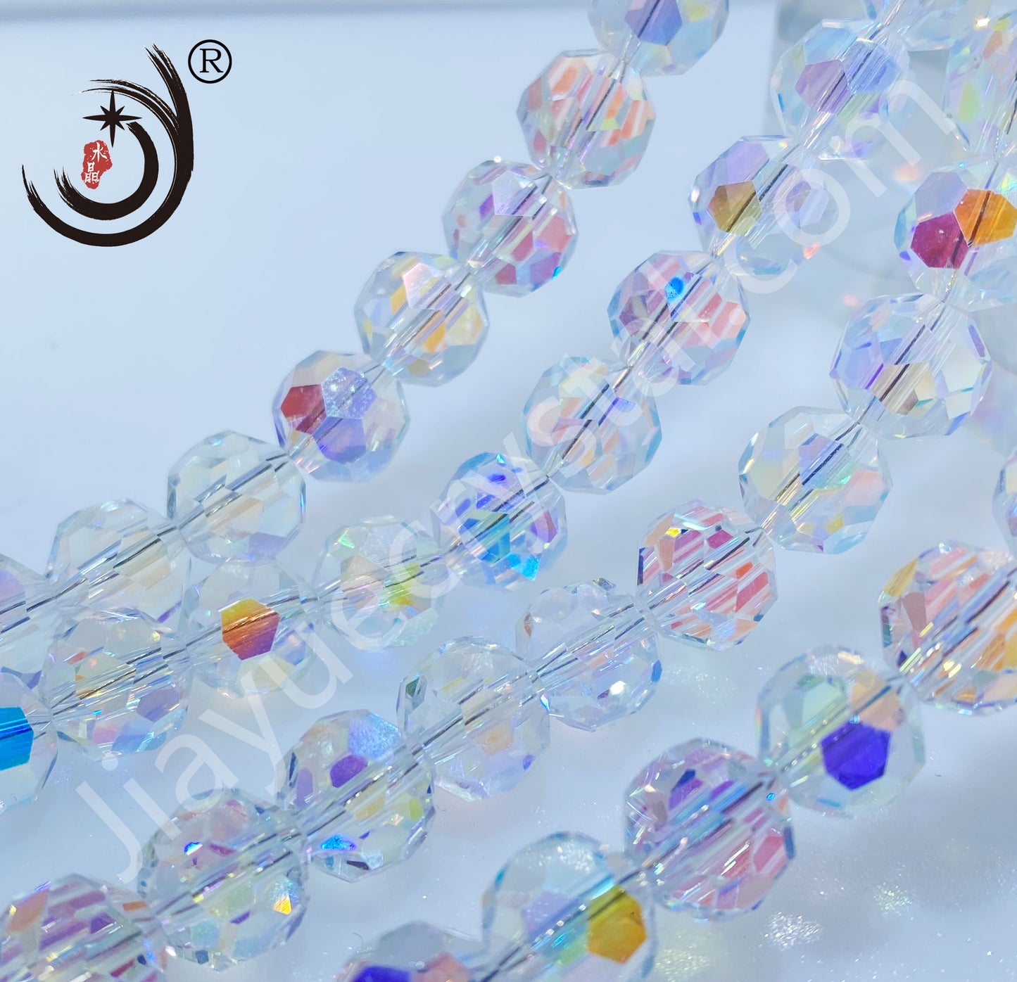 8MM Football Shape Crystal Glass Beads Wholesale For DIY Jewelry (10079)