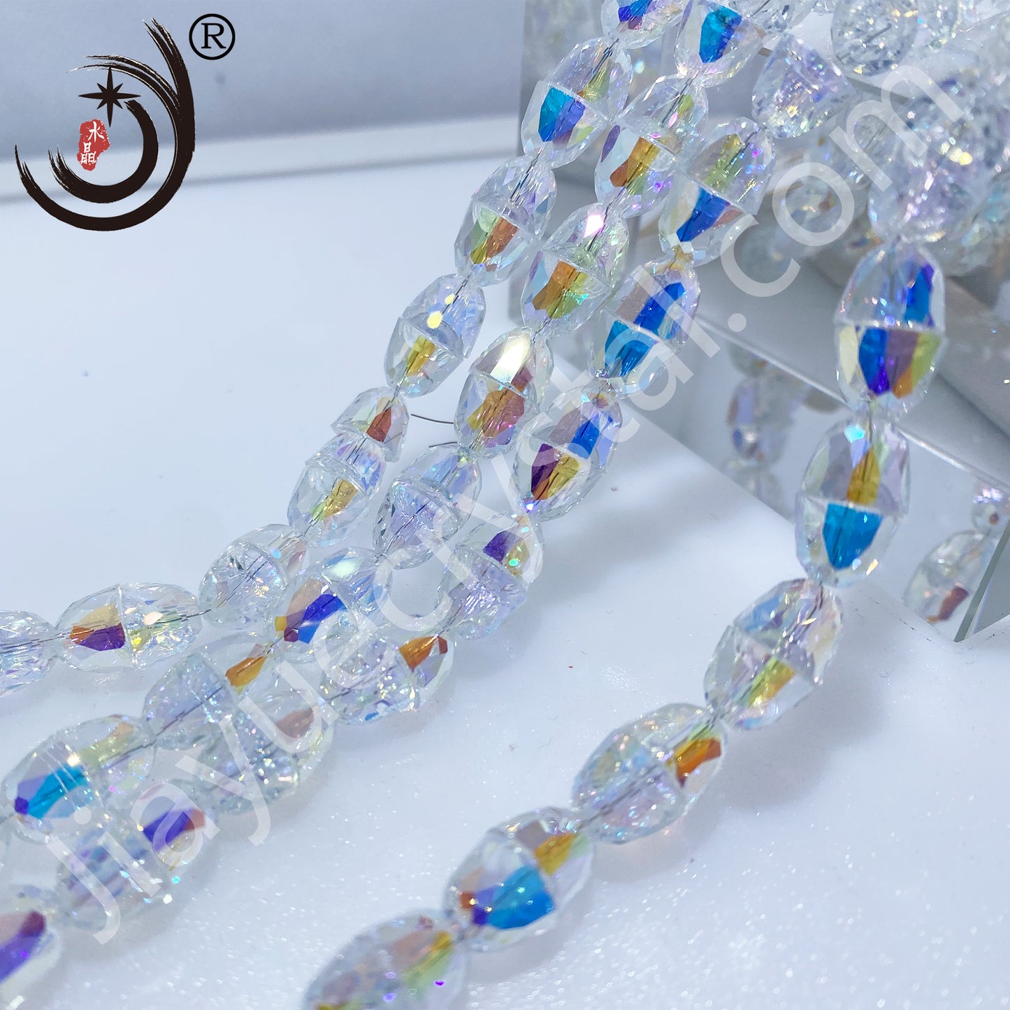 8MM Bell Beads Glass Crystal Beads Wholesale For DIY Jewelry （20001）