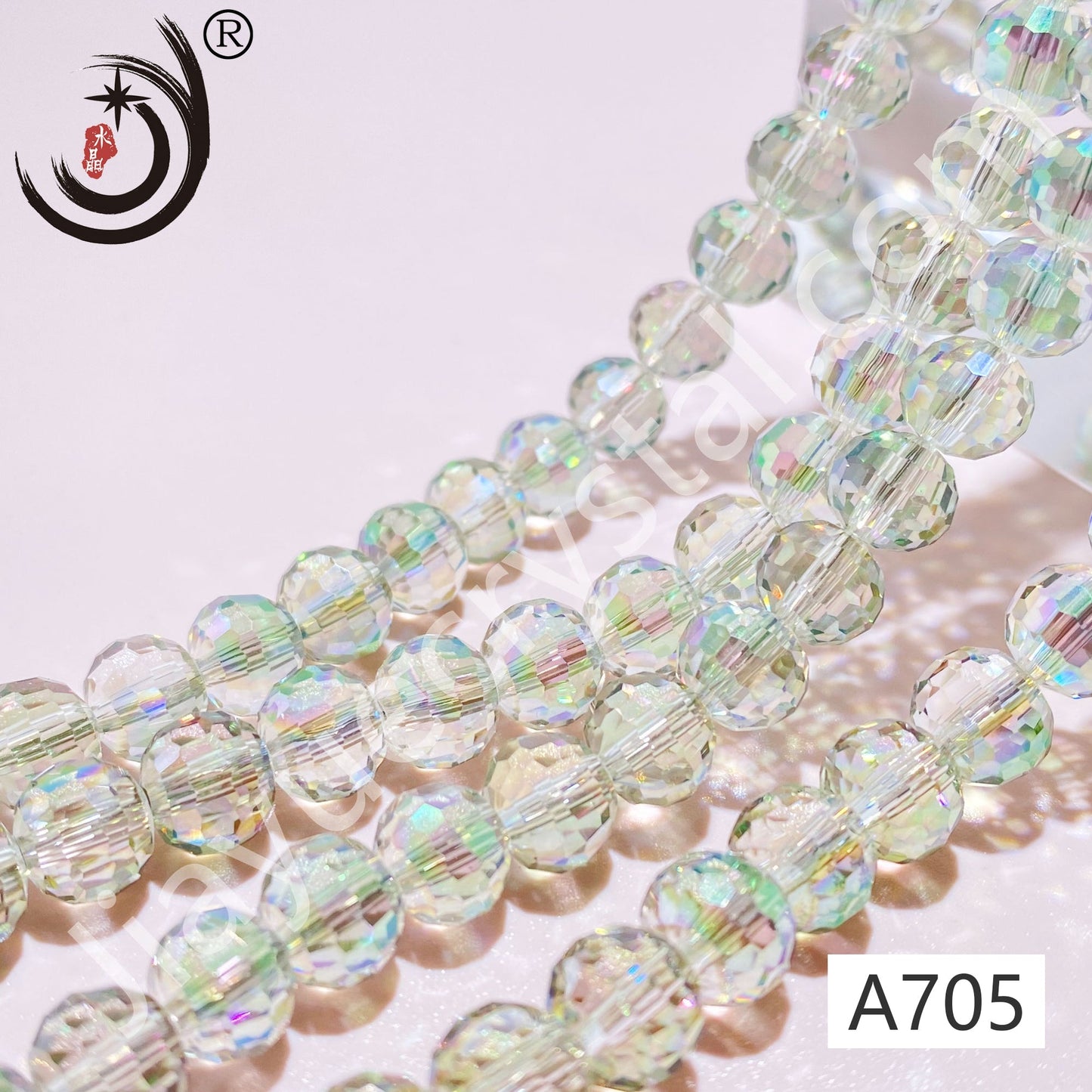 10MM 96 Faceted Round Crystal Glass Beads disco ball Wholesale For DIY Jewelry（10094）