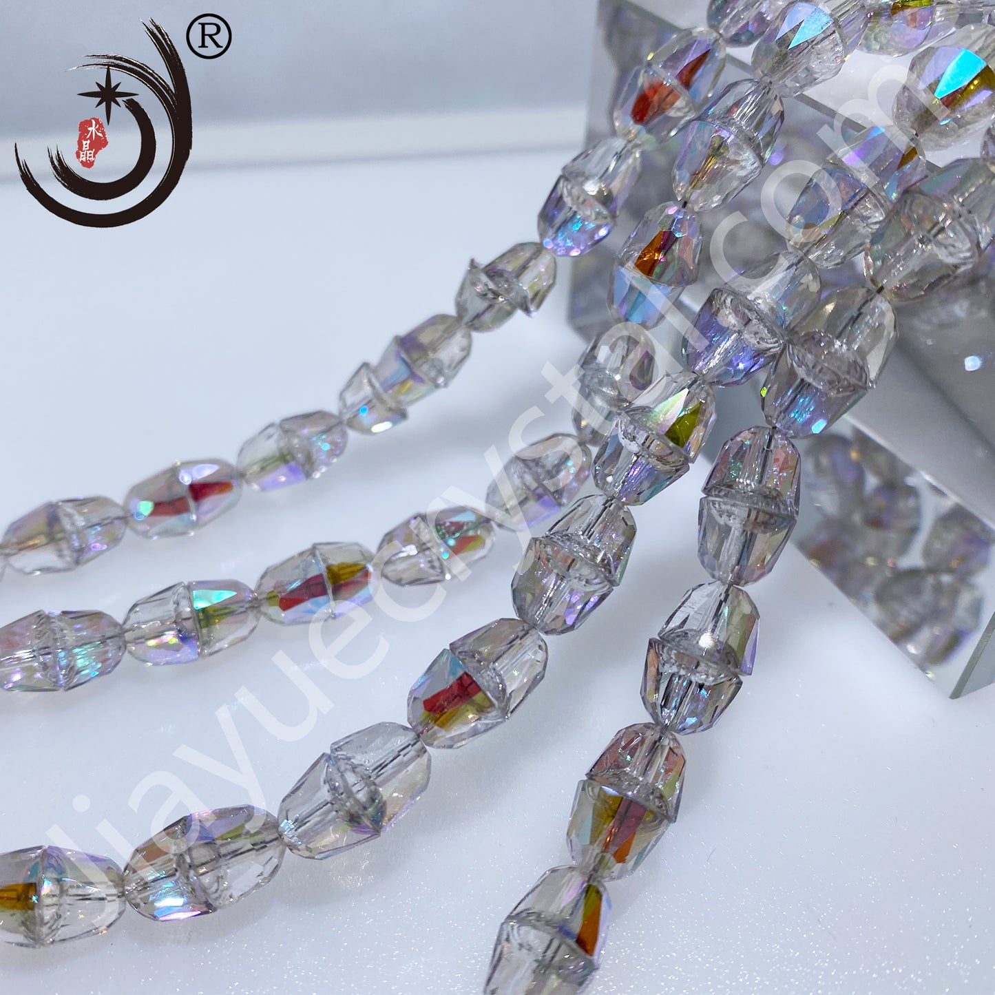 8MM Bell Beads Glass Crystal Beads Wholesale For DIY Jewelry （20001）