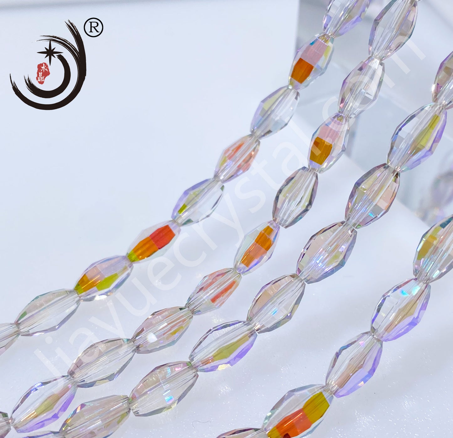 6MM Drum beads Glass Crystal Beads Wholesale For DIY Jewelry （10106）