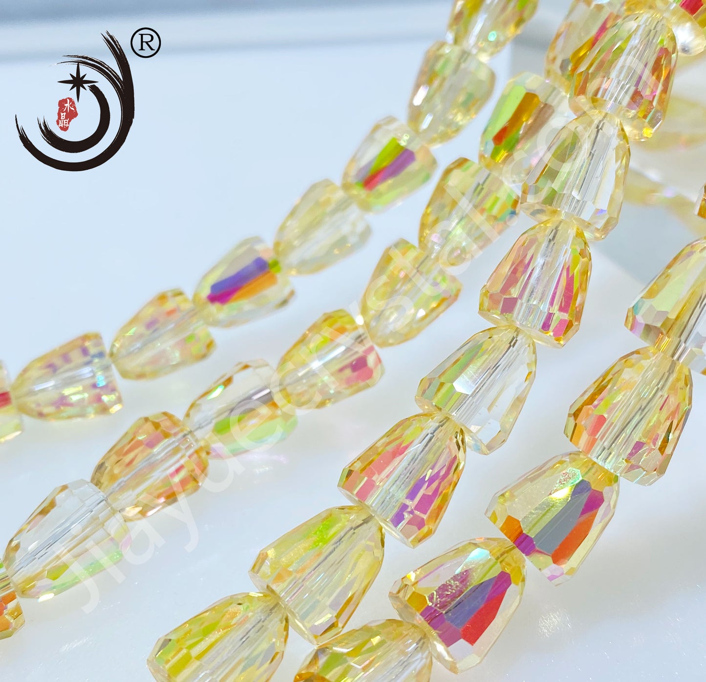 10*12MM Bread Shape Crystal Glass Beads Whole Sale For DIY Jewelry （15800)