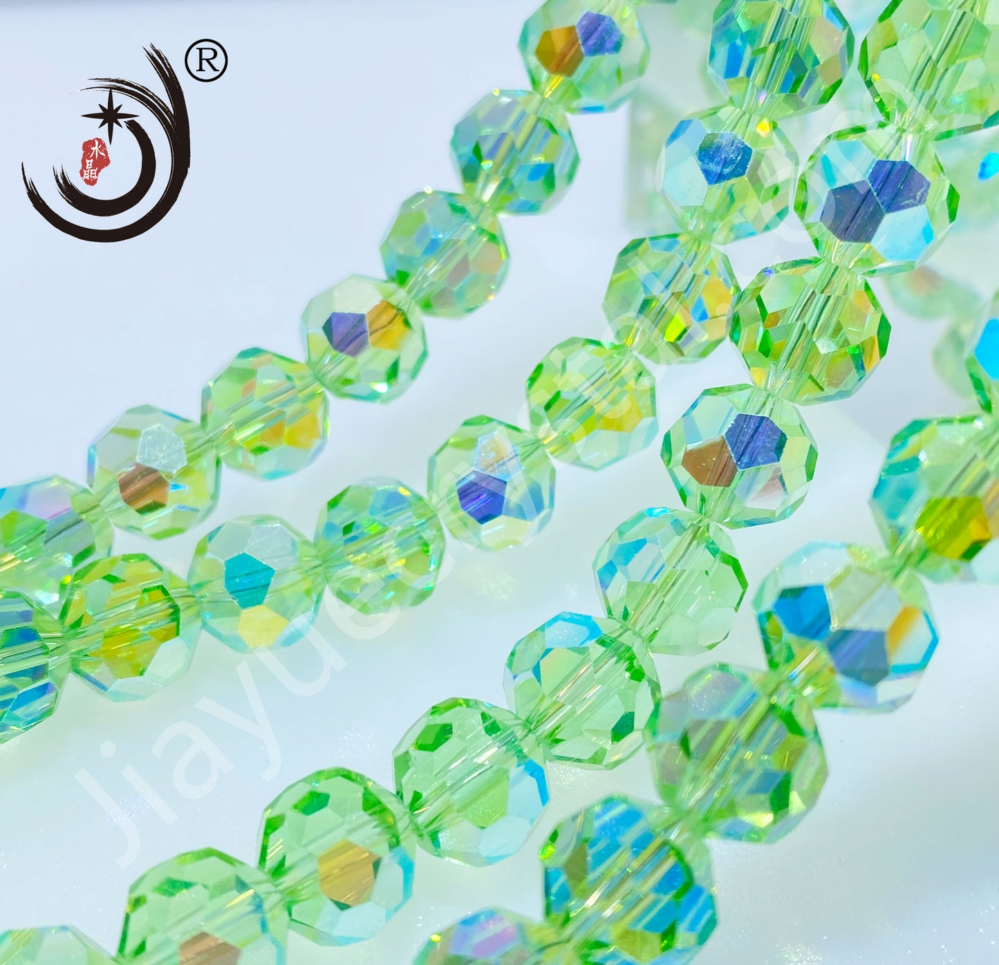 8MM Football Shape Crystal Glass Beads Wholesale For DIY Jewelry (10079)