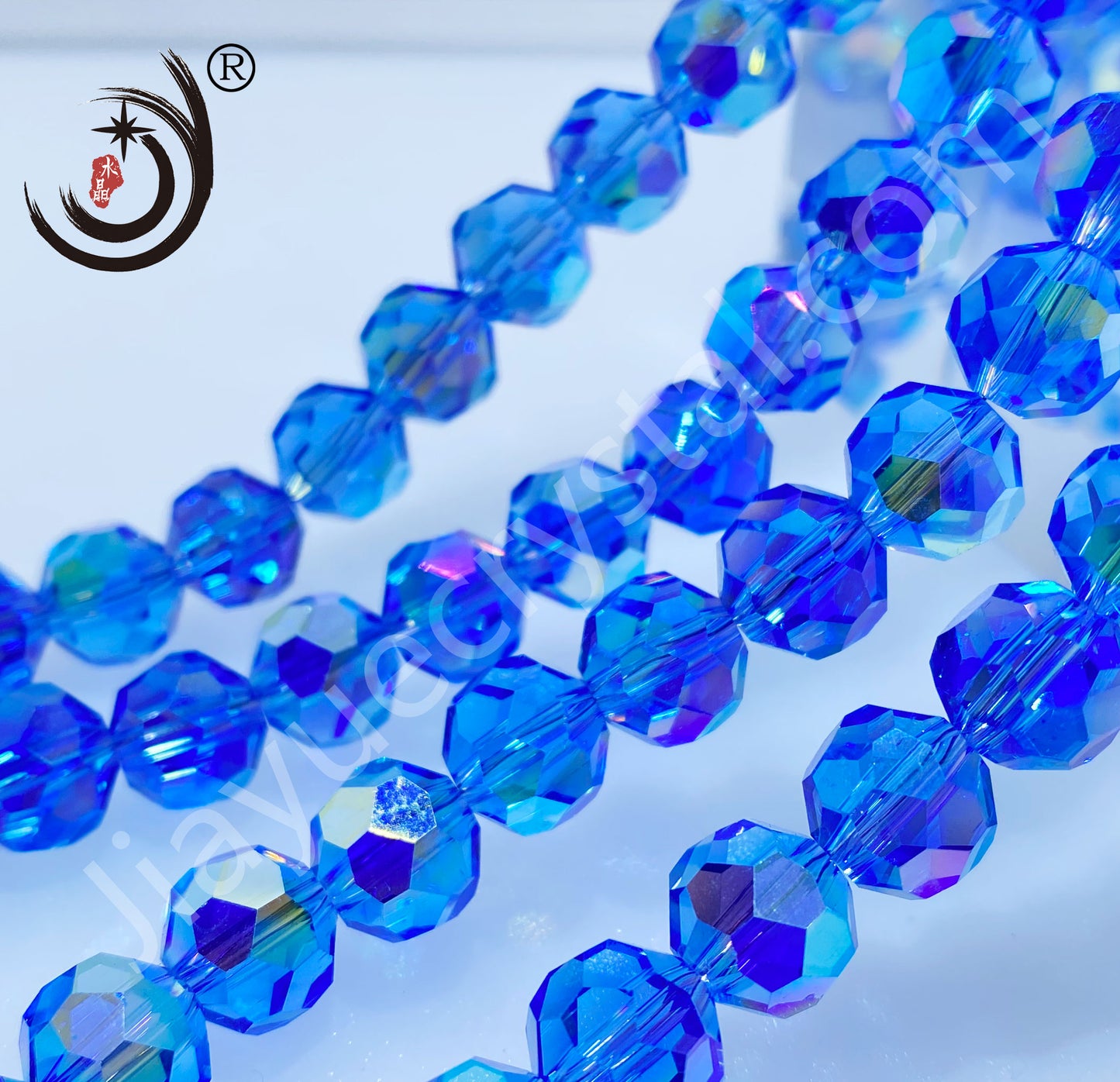 8MM Football Shape Crystal Glass Beads Wholesale For DIY Jewelry (10079)