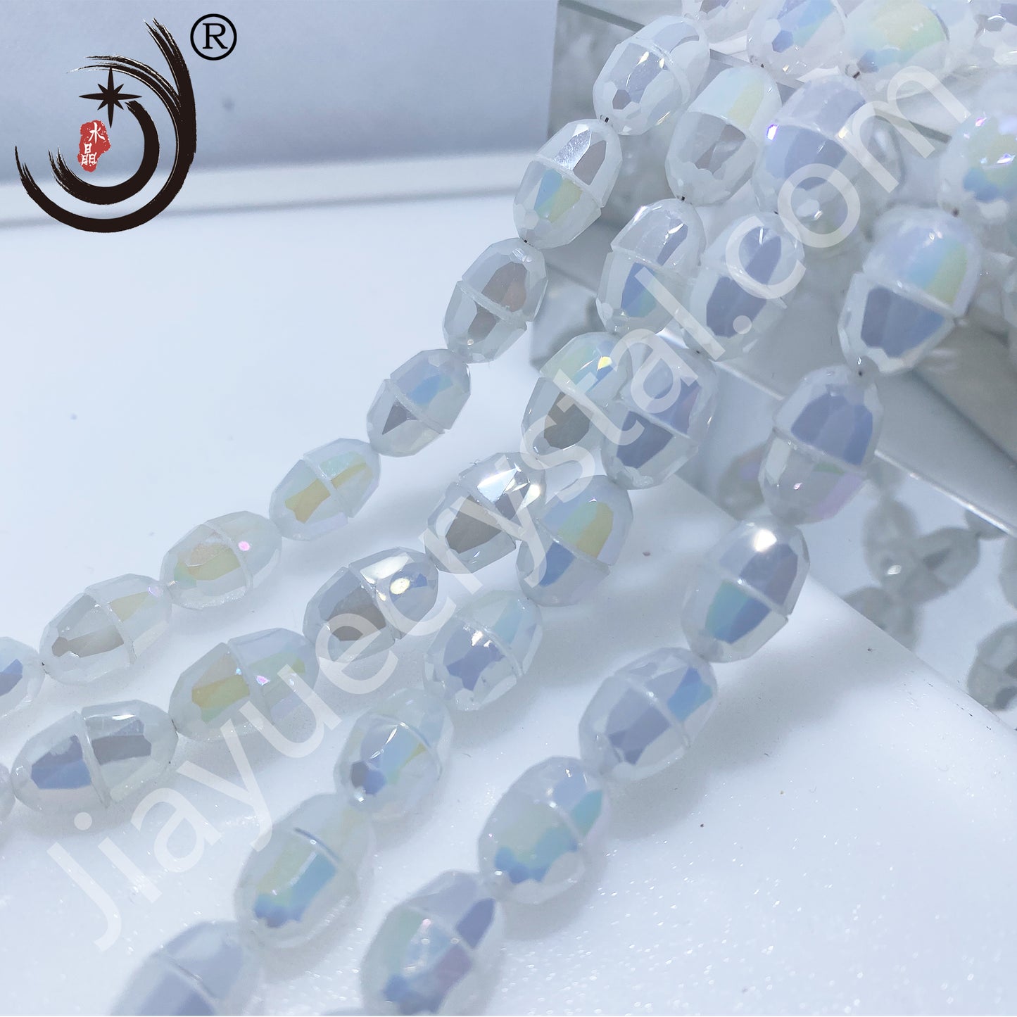 8MM Bell Beads Glass Crystal Beads Wholesale For DIY Jewelry （20001）