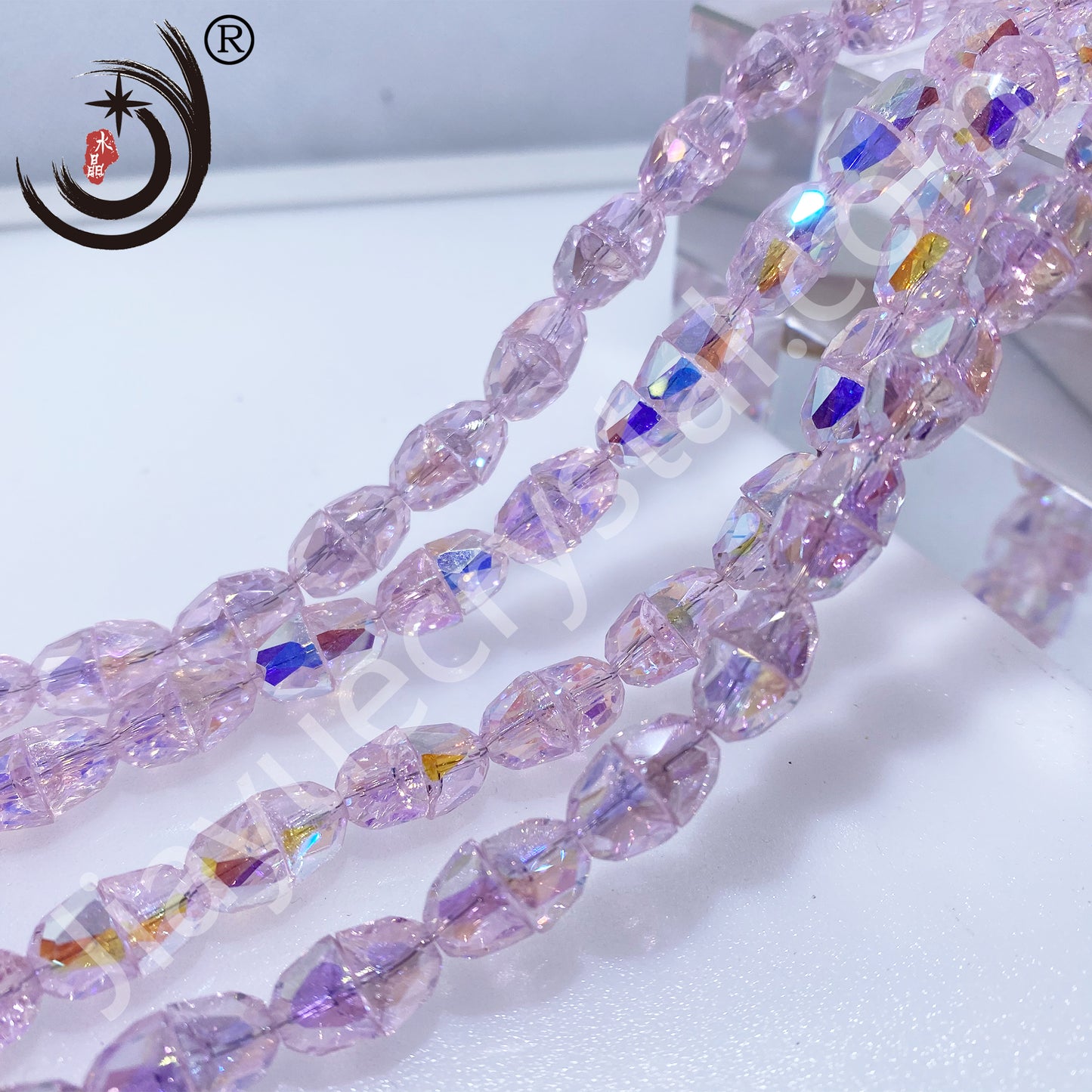 8MM Bell Beads Glass Crystal Beads Wholesale For DIY Jewelry （20001）