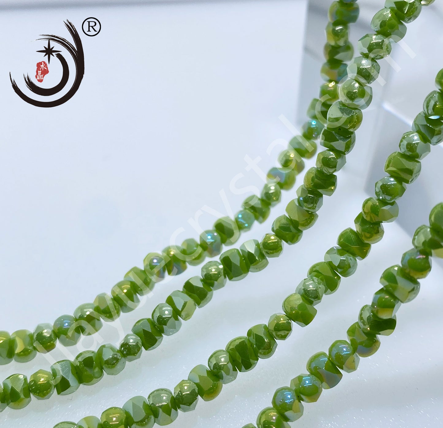 6MM Bone Beads Glass Crystal Beads Wholesale For DIY Jewelry (10019)