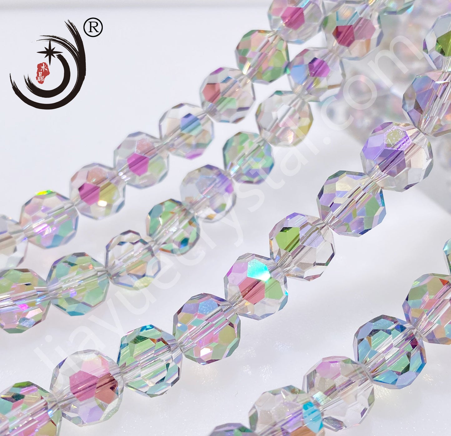 8MM Football Shape Crystal Glass Beads Wholesale For DIY Jewelry (10079)