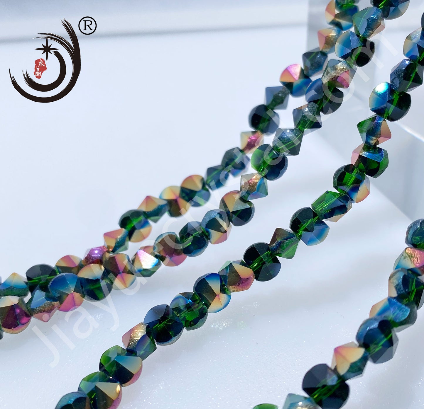 6MM Unique Design Crystal Glass Beads Whole Sale For DIY Jewelry (20016)