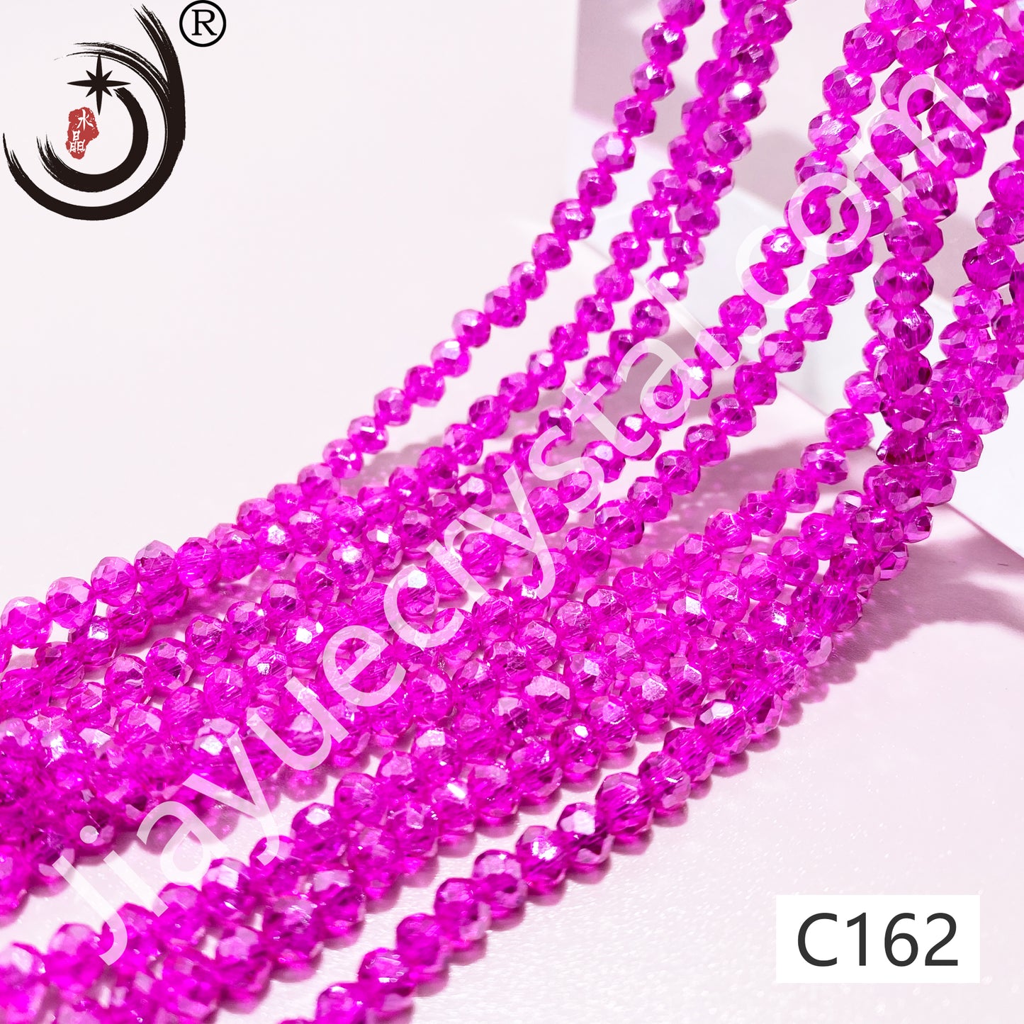 1MM Rondelle Beads Glass Crystal  Beads Wholesale For DIY Jewelry (10001)