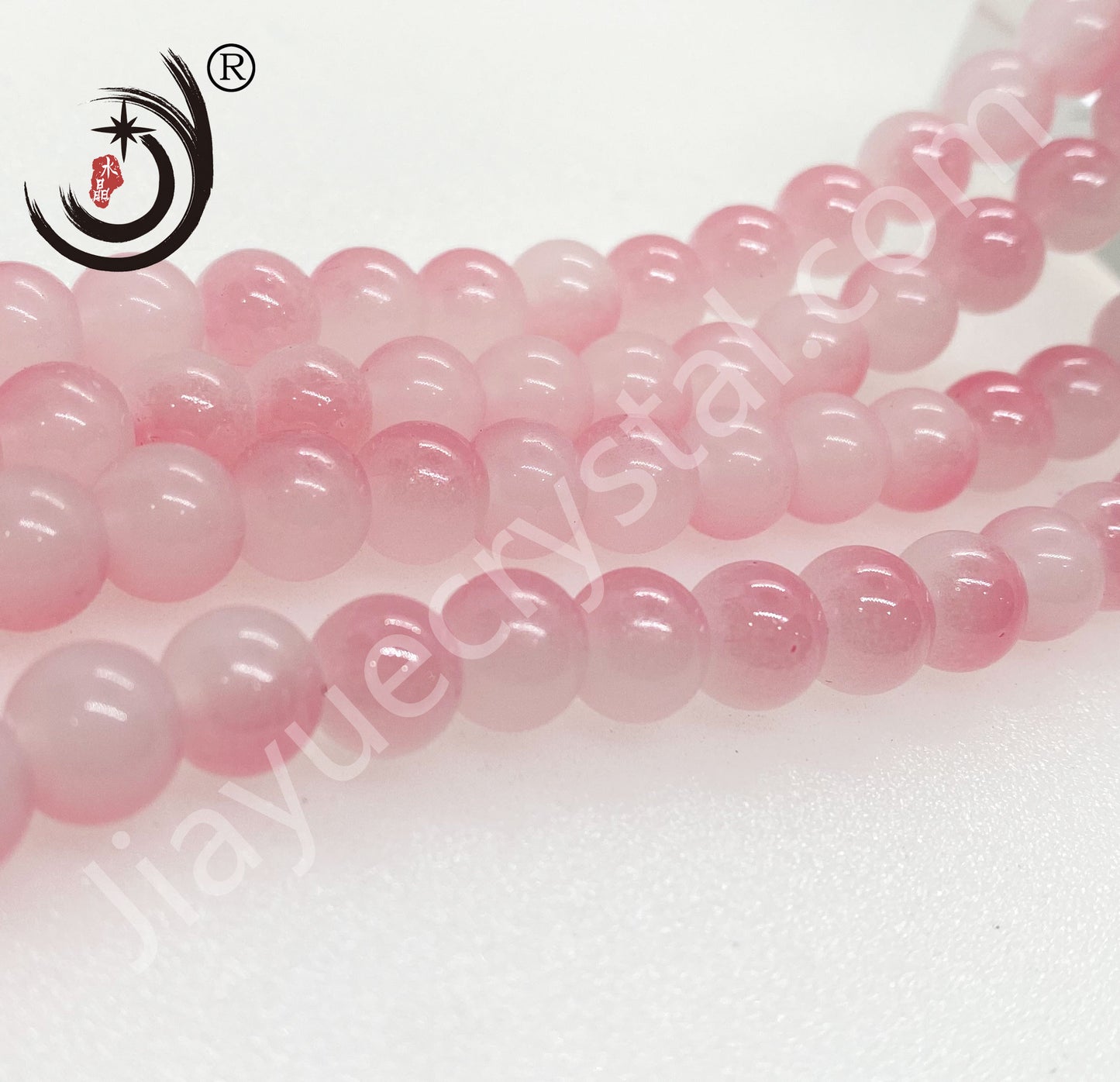 8MM Paint Color Beads Round Glass Crystal Beads Wholesale For DIY Jewelry (19700)